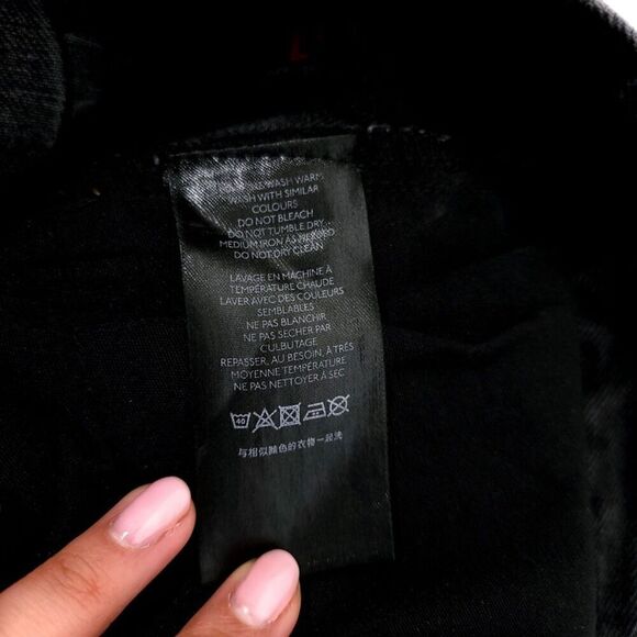 URBAN OUTFITTERS BDG Vintage Feel High-Waisted Baggy Jean Black 90s Grunge Y2k - Picture 10 of 11